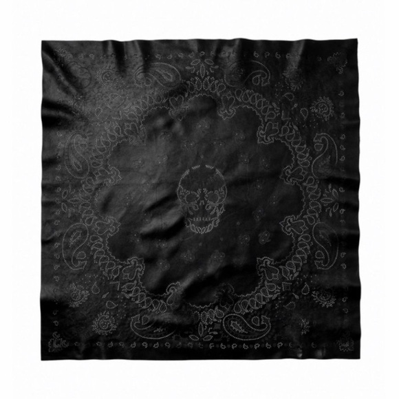 Zadig & Voltaire Brandy Hand Embroidered Leather Scarf. - Picture 2 of 6